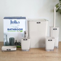 طقم حمام 5قطع مربع 242019 JULIA JU242007