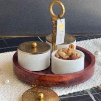 طقم 3صحن مكسرات شايش هنديELEGANT 9258000