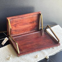 طقم 2صينية ضيافة خشب هندي ELEGANT 9258044