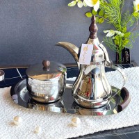 صينية+دلة قهوة+تمرية هندي ELEGANT 9258111