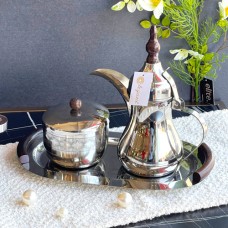 صينية+دلة قهوة+تمرية هندي ELEGANT 9258111