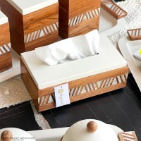 بكيت محارم بيج خشب هندي ELEGANT 9258140
