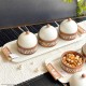 صينية+3صحون مكسرات خشب هندي ELEGANT 9258146