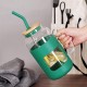 كاسة زجاج مصاصة غطاء بامبو 1.5L 9250900