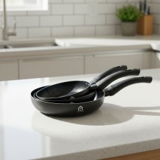 طقم 3 قلاية اسود 18/20/22  AHOME 9259229