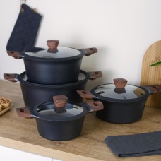 طقم طناجر 8قطع CHEF 9259301 Ahome