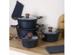 طقم طناجر 8قطع CHEF 9259301 Ahome