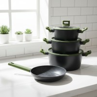 طقم طناجر 7قطعBFB AHO3ME COLOR 9259385