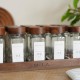 طقم 20مطربان بهار زجاج غطاء  بني MILA  A855