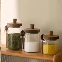 مطربان زجاج غطاء خشب ملعقة كبير 9244282