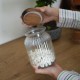 مطربان زجاج وسط غطاء بامبو  A HOME 9259717