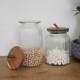 مطربان زجاج وسط غطاء بامبو  A HOME 9259717
