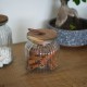 مطربان زجاج وسط غطاء بامبو  A HOME 9259717