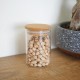 مطربان زجاج 300مل غطاء بامبوAHOME 9259721