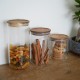 مطربان زجاج 1400مل غطاء بامبو A HOME 9259722