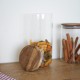مطربان زجاج 1400مل غطاء بامبو A HOME 9259722