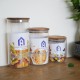 مطربان زجاج 1400مل غطاء بامبو A HOME 9259722