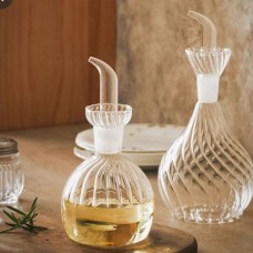 ابريق زيت زجاج 500مل حزوز 9250848