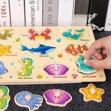 لوح ألعاب الأطفال بمقبض خشبي ذكي لتنمية مهارات الطفل