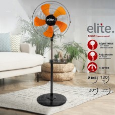 مروحة برتقالي 130w 2in1 20انش elite smar