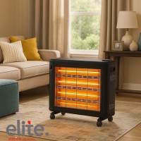 صوبة كهرباء 4*2 اسود 2400w 1208b elite