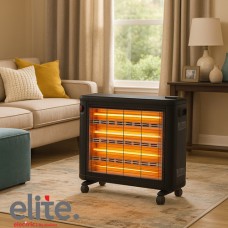 صوبة كهرباء 4*2 اسود 2400w 1208b elite