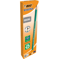 12 قلم رصاص اخضر BIC HB2