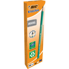 12 قلم رصاص اخضر BIC HB2