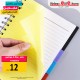 دفتر ملاحظات سلك 4اقسام A4 9256053