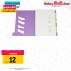 دفتر ملاحظات سلك 4اقسام A4 9256053