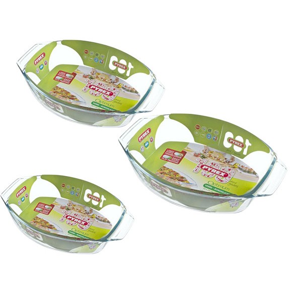 3 Set Platter oval 9999991790036 Pyrex 3 Set Platter oval 9999991790036 Pyrex